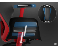 Genesis Fotel ergonomiczny ASTAT 700 czerwony - 1077865 - zdjęcie 7